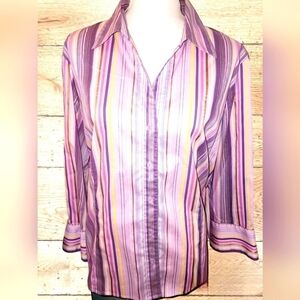 RAFAELLA BUTTON UP TOP